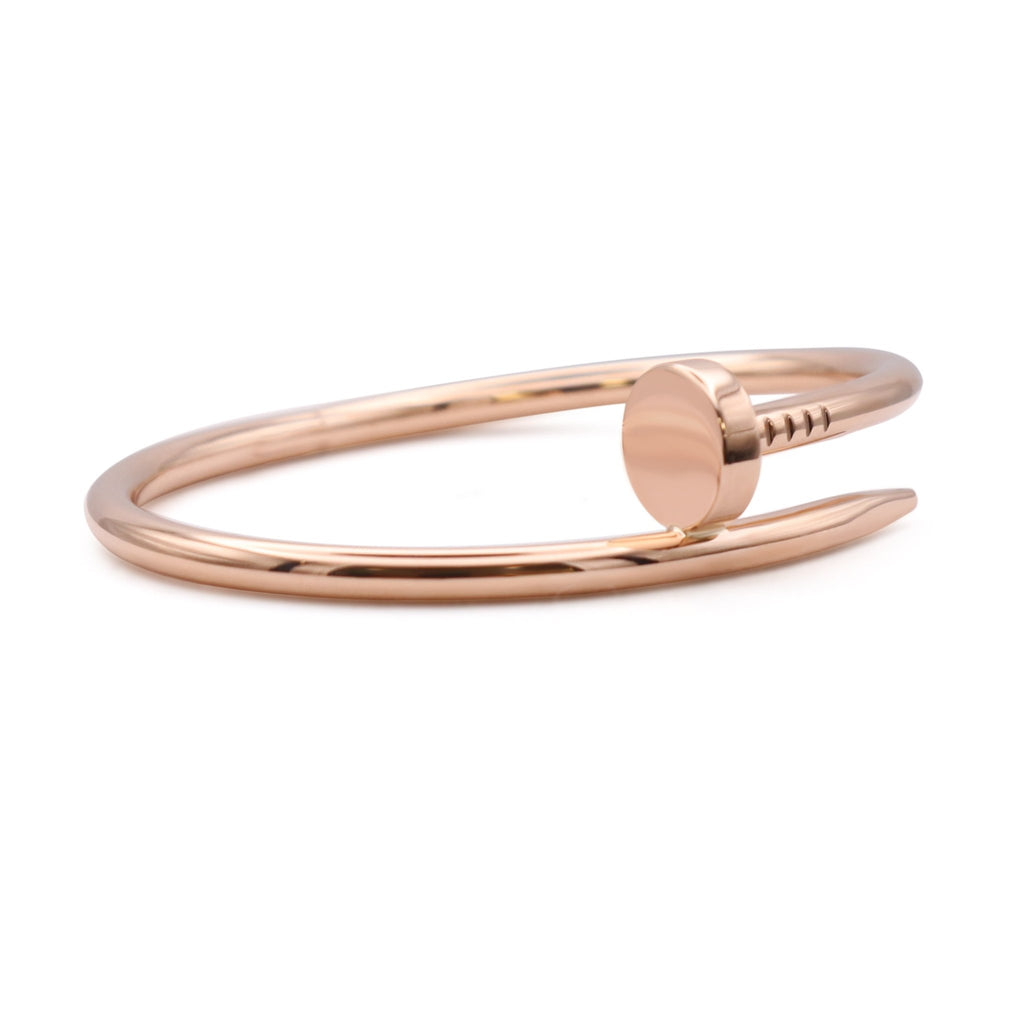 used Cartier Juste Un Clou Bangle - Size 16 - 18ct Rose Gold