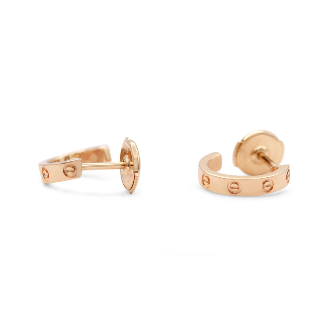 used Cartier Love Earrings - 18ct Yellow Gold