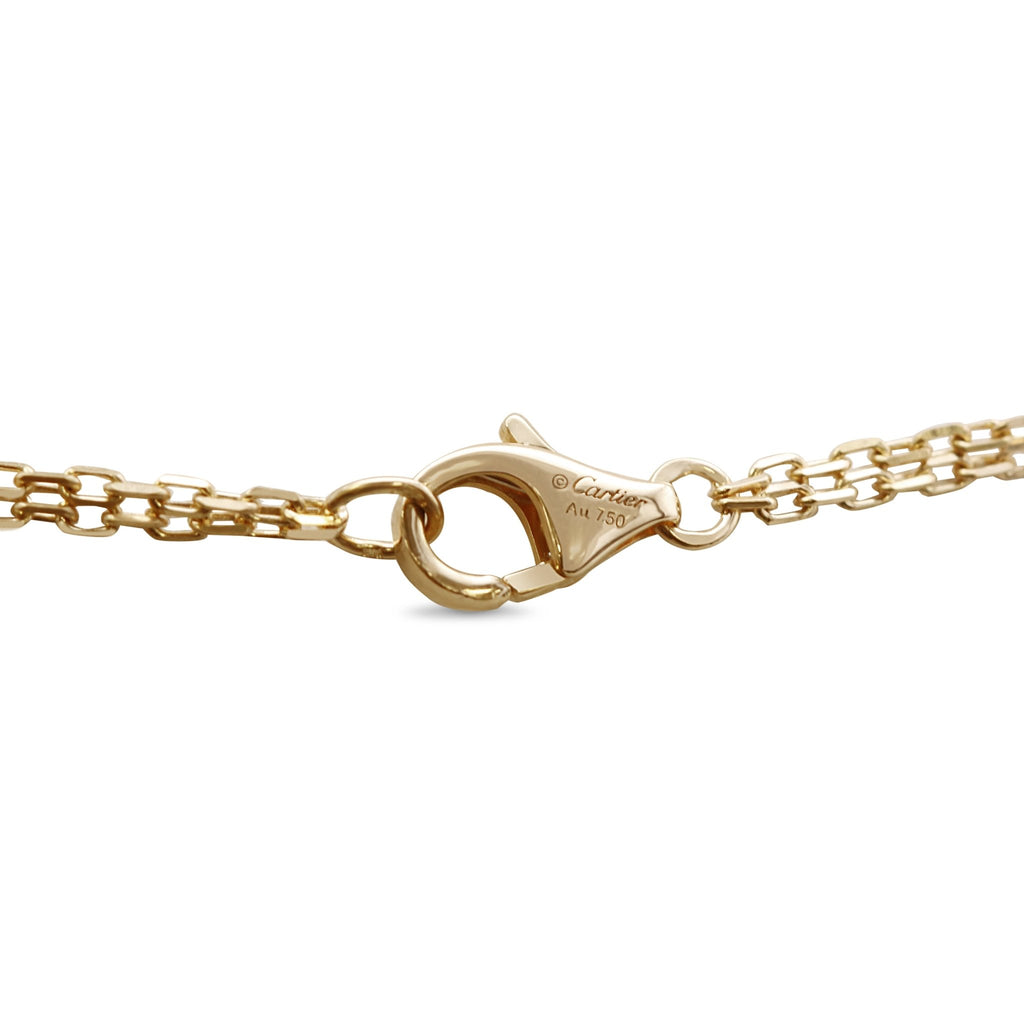used Cartier Love Necklace, 2 Diamonds - 18ct Yellow Gold