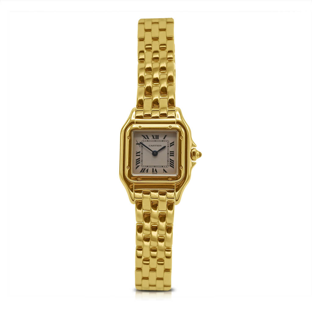 used Cartier Panther 22mm Quartz Bracelet Watch - 18ct Yellow Gold
