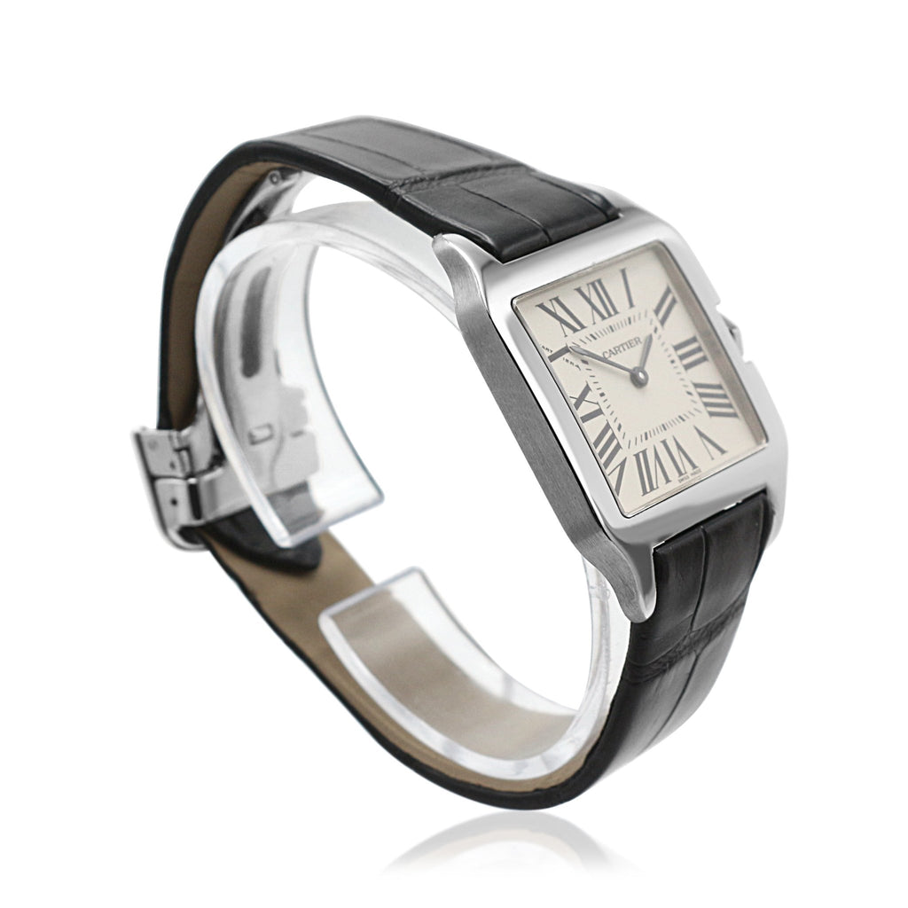 used Cartier Santos Dumont 18ct White Gold Strap Watch