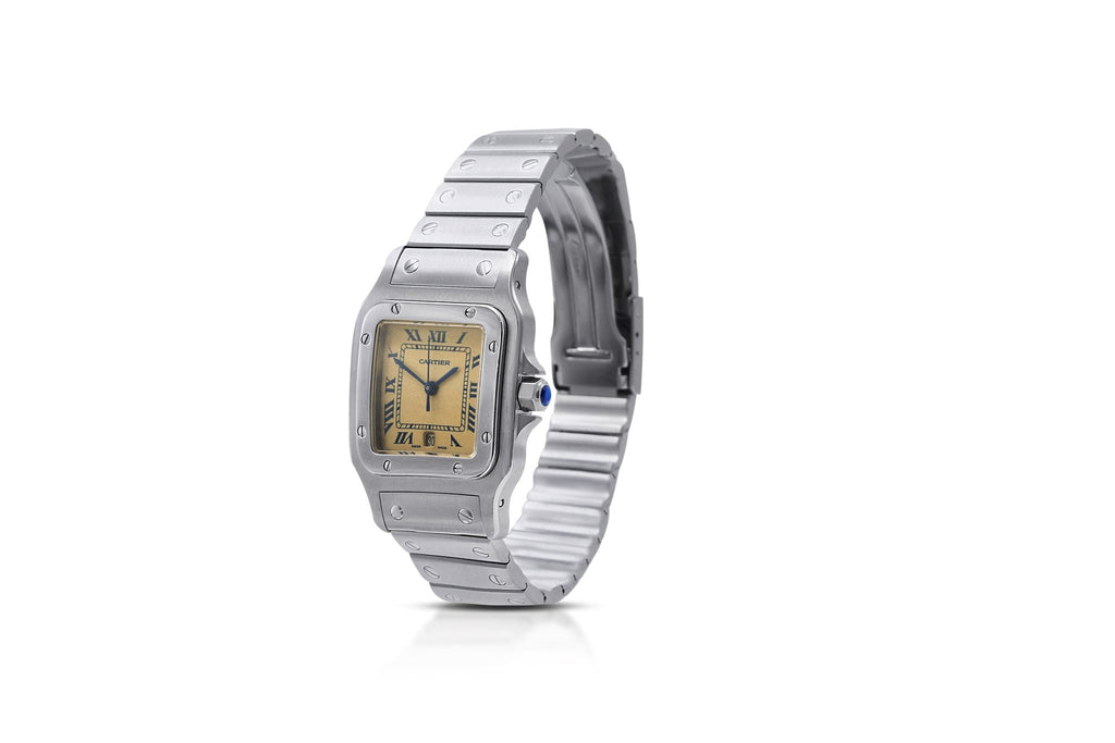 used Cartier Santos Galbee Large Model Steel Quartz Watch