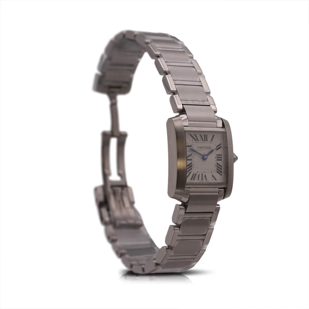 used Cartier Tank Francaise, Small Model, Quartz Watch - W51008Q3