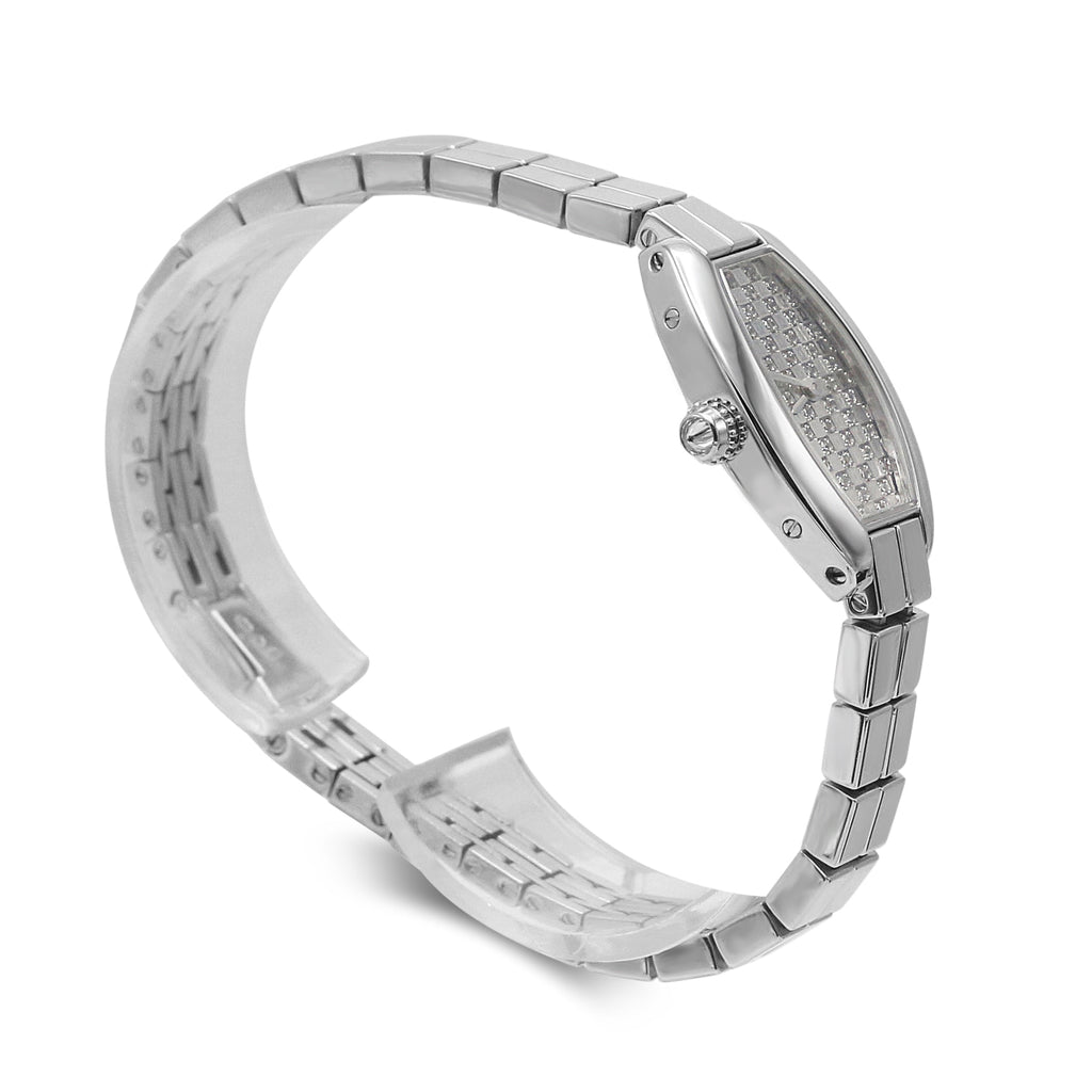 used Cartier Tonneau 18ct Mini Bracelet Diamond Dial Watch - Ref: 2545