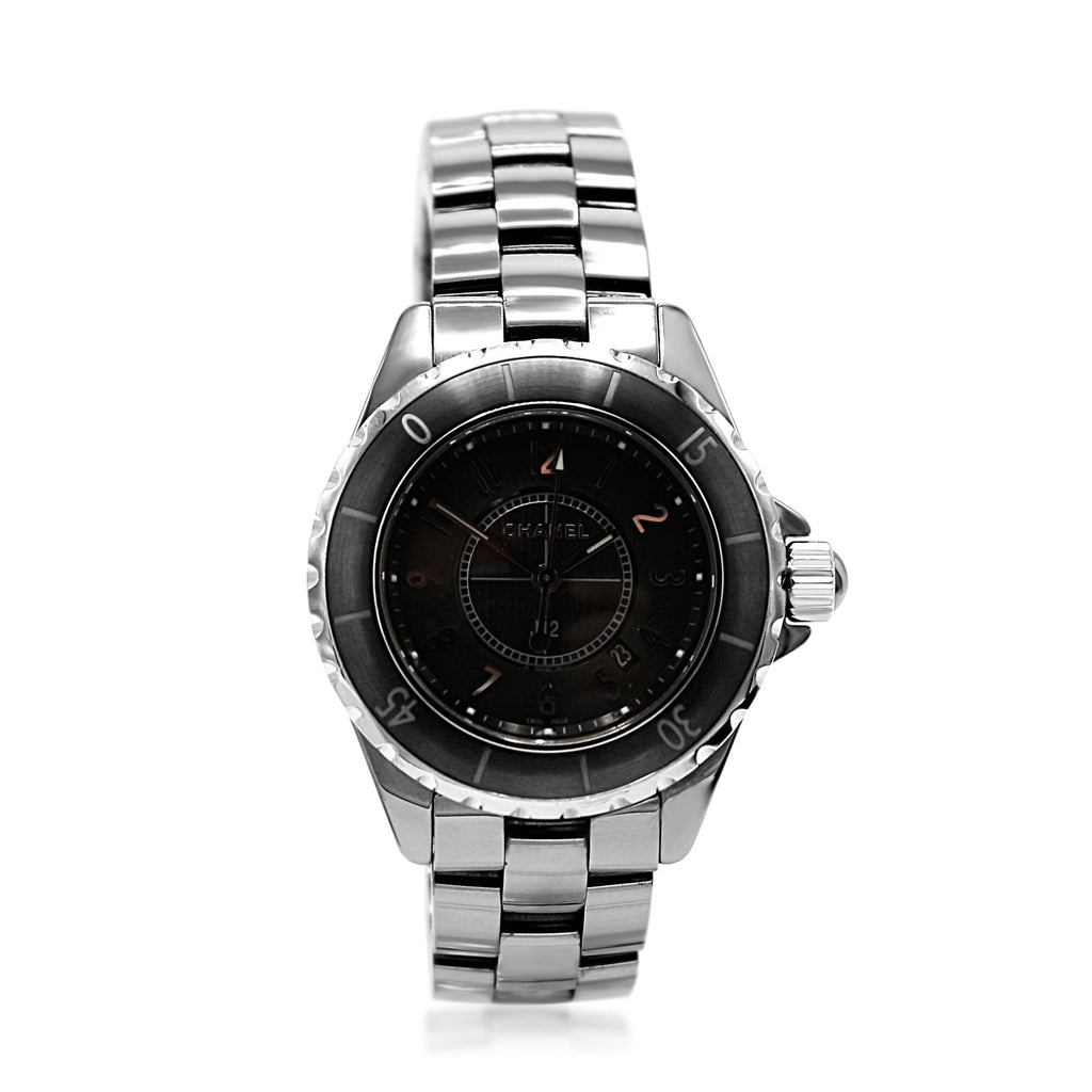 used Chanel J12 33mm Titanium & Ceramic Quartz Watch - Model H2978