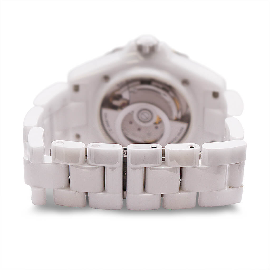 used Chanel J12 White Ceramic 38mm Automatic Watch - Ref H5705