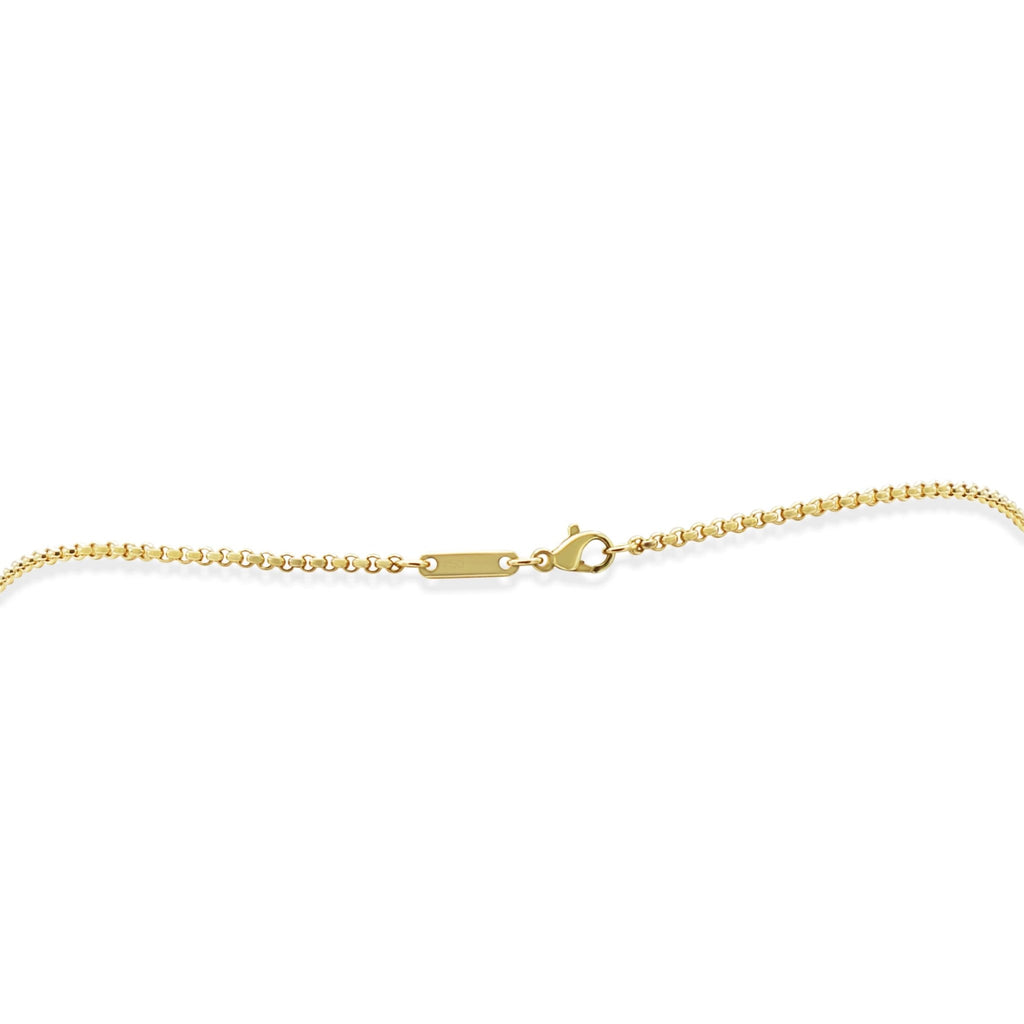 used Chopard Diamond Heart Pendant On A 17" Necklace - 18ct Yellow Gold