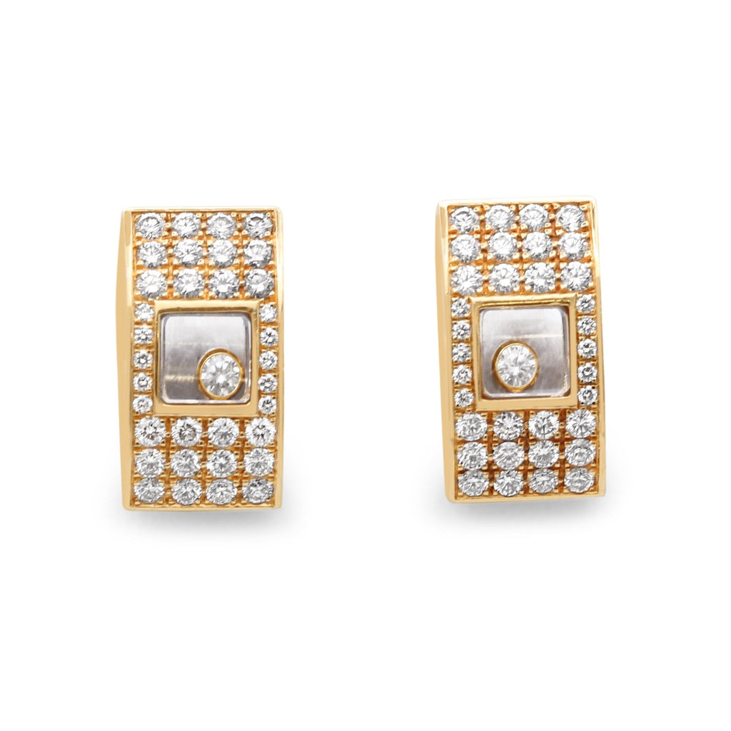 used Chopard "Happy Diamonds" Earrings Ref 84/3351 - 18ct Yellow Gold