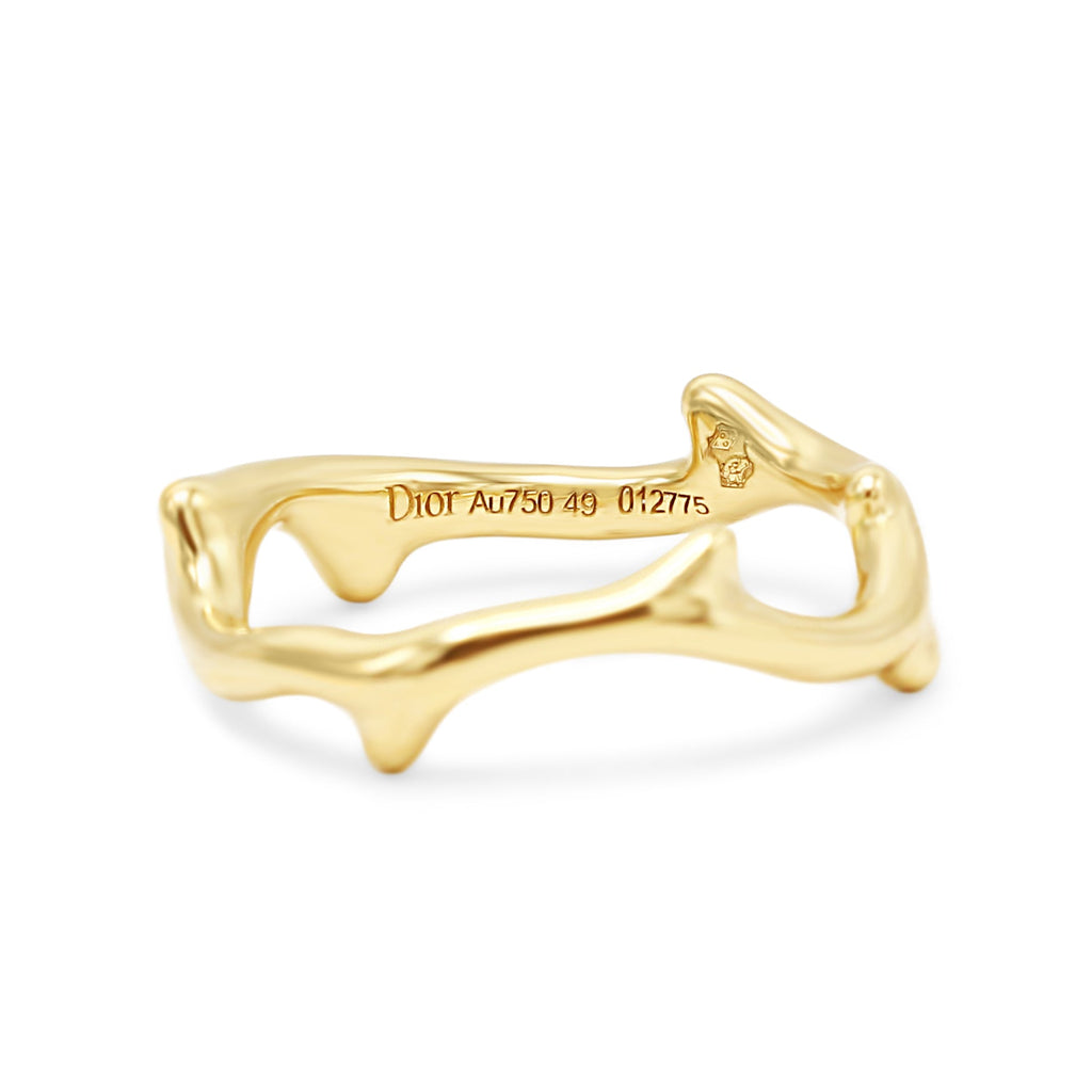 used Dior Bois De Rose Ring - 18ct Yellow Gold