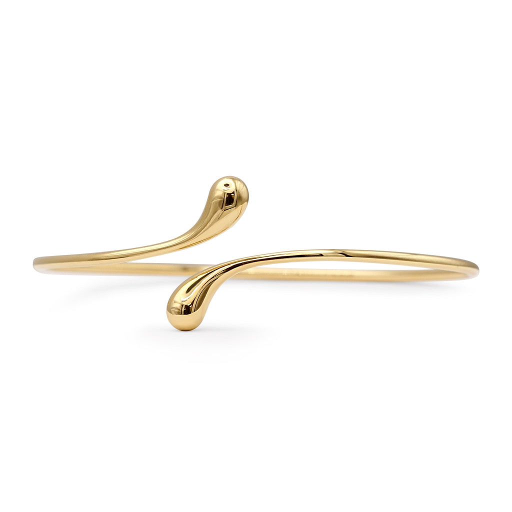 used Elsa Peretti For Tiffany Elongated Teardrop Bangle