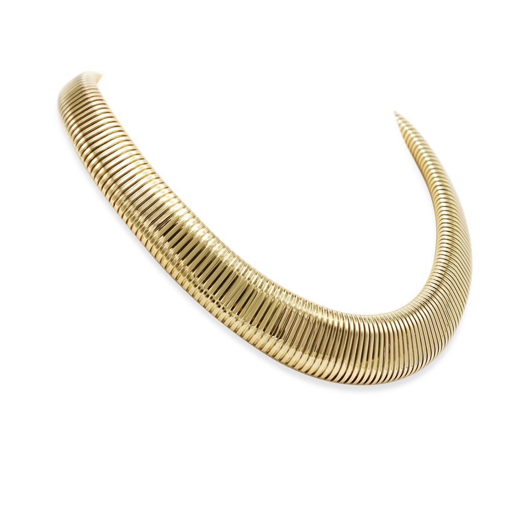 used Expanding Torque Necklace/Choker in 14ct Gold