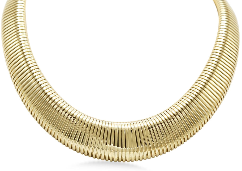 used Expanding Torque Necklace/Choker in 14ct Gold