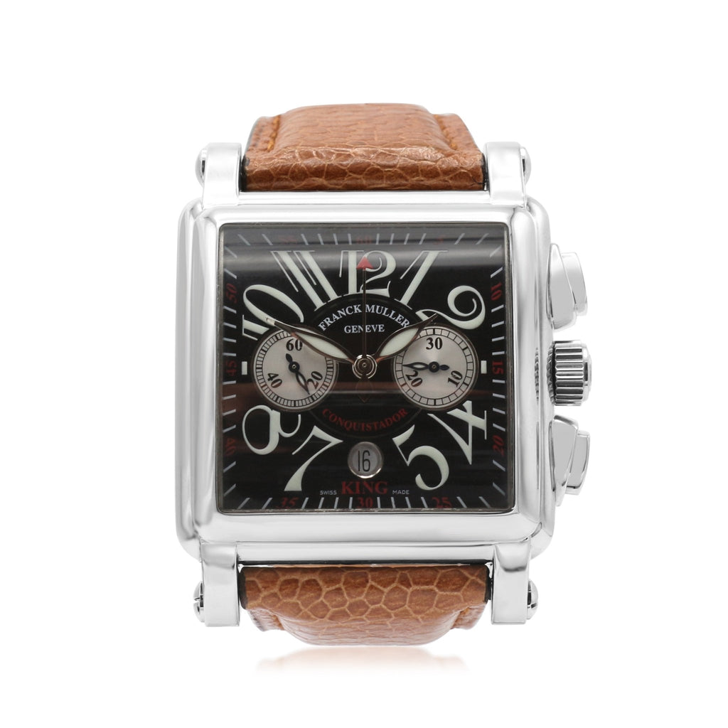 used Franck Muller 45mm Steel Conquistador Cortez Watch - Ref: 10000 K CC