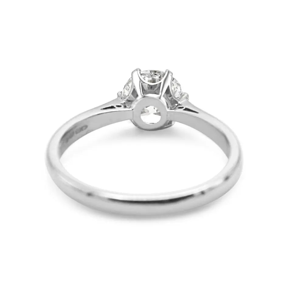 used GCS Certificated 1.24cts Solitaire Diamond Ring