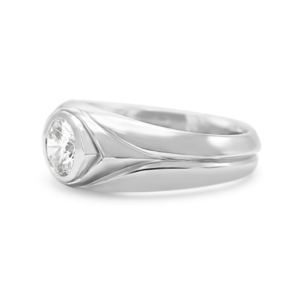 used GCS Certificated 1.26ct Diamond Ring in Platinum