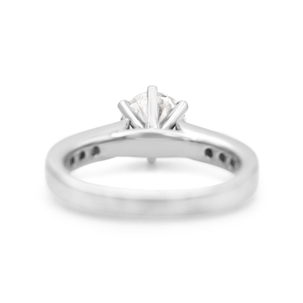 used GIA Certificated Brilliant Cut Solitaire Diamond Ring