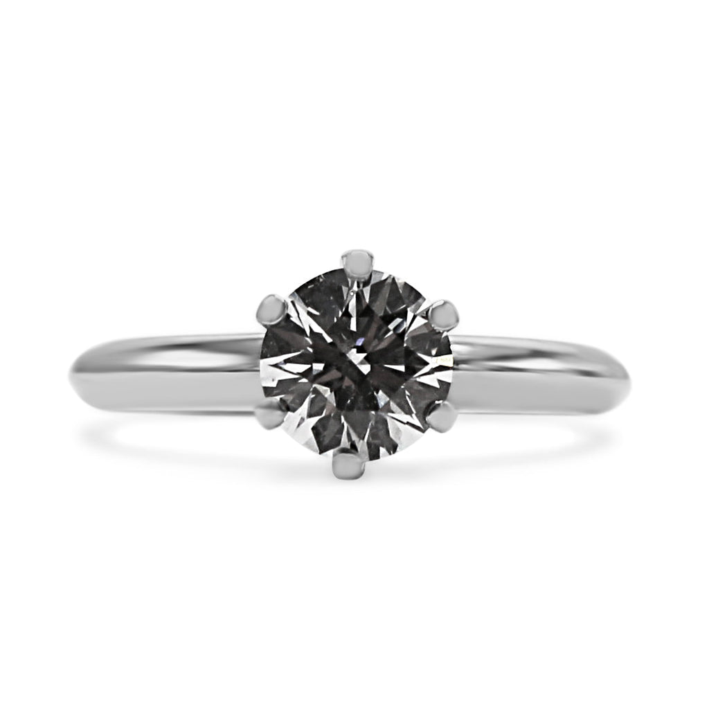 used GIA Certificated Solitaire Diamond Ring 1.34cts E VS1