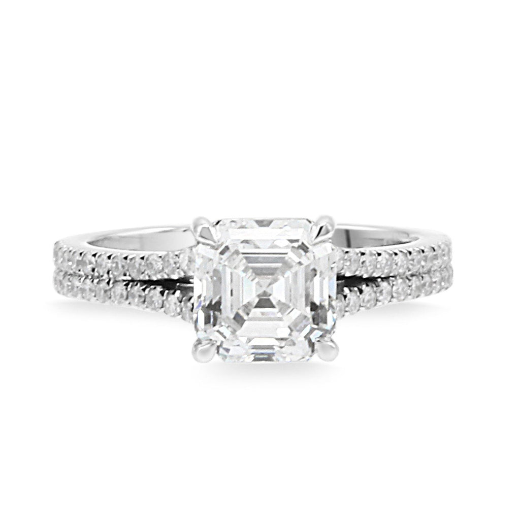 used GIA Certified 2.08ct Diamond Ring in Platinum