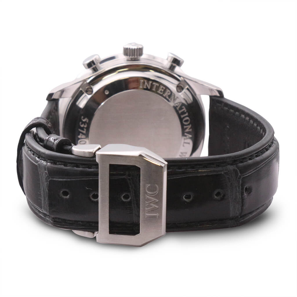 used IWC 40.9mm Portugieser Chronograph Steel Watch Ref - IW371445
