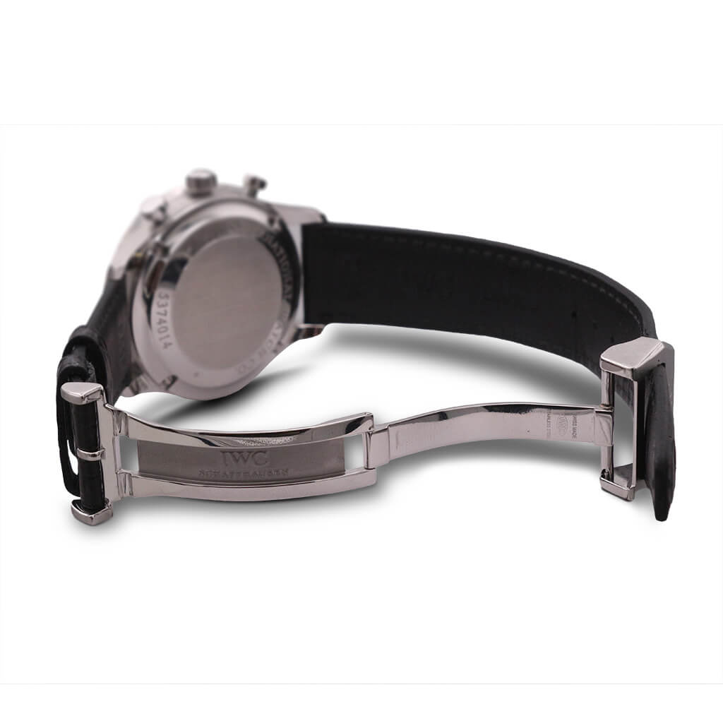 used IWC 40.9mm Portugieser Chronograph Steel Watch Ref - IW371445