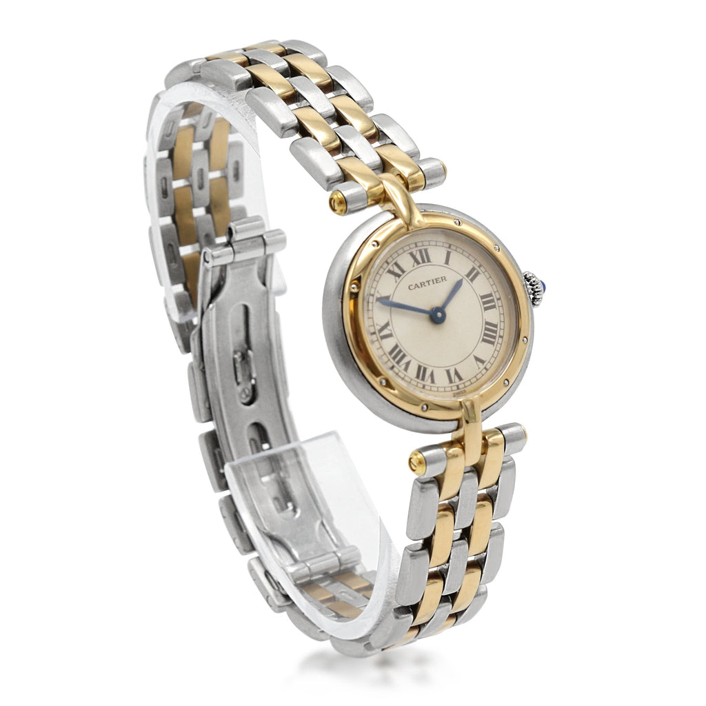 used Ladies 24mm Cartier Panther Ronde Steel & Gold Bracelet Watch
