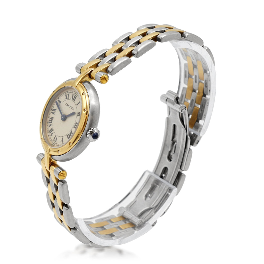 used Ladies 24mm Cartier Panther Ronde Steel & Gold Bracelet Watch