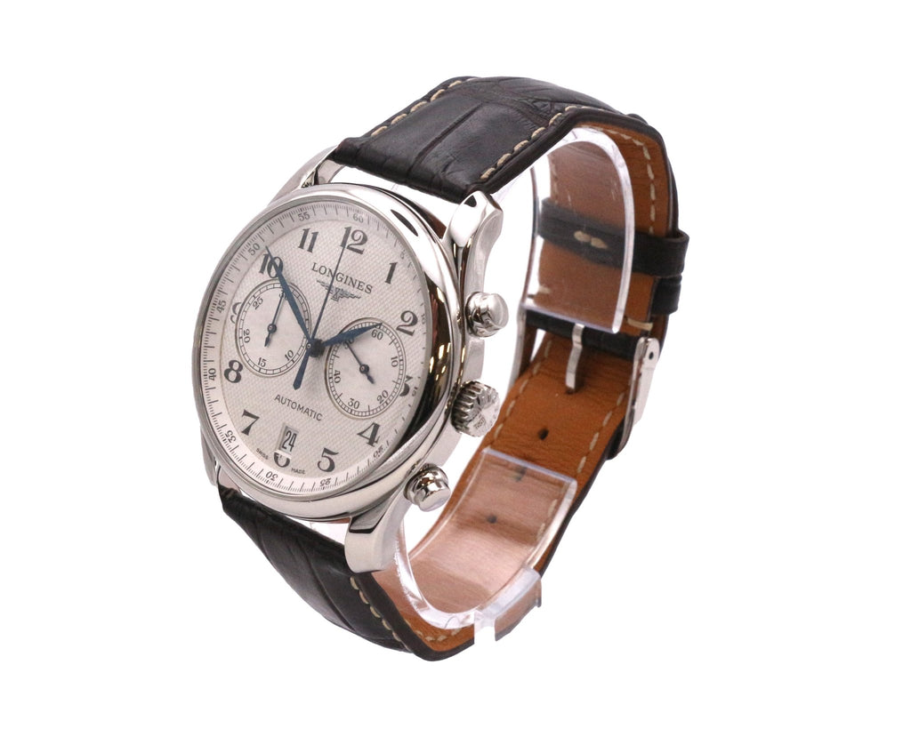 used Longines Master Collection 40mm Chronograph Automatic Watch - Model L2.629.4.78.3