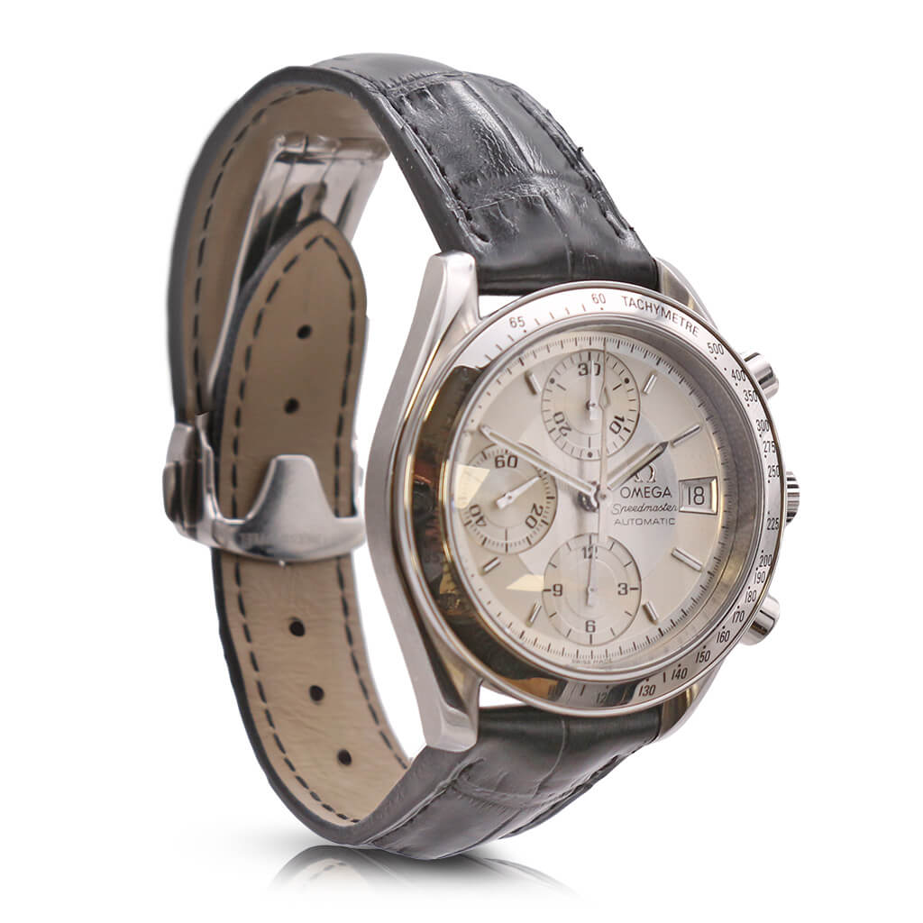 used Omega Speedmaster Chronograph Date 39mm Steel Watch - Ref: 38133001