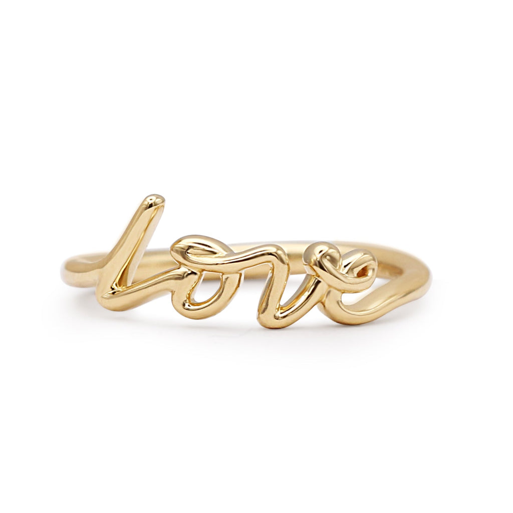 used Paloma Picasso Tiffany Graffiti Love Ring, Mini - 18ct Yellow Gold
