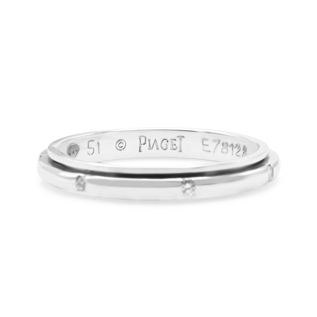 used Piaget Diamond Set Possession Band Ring Size 51