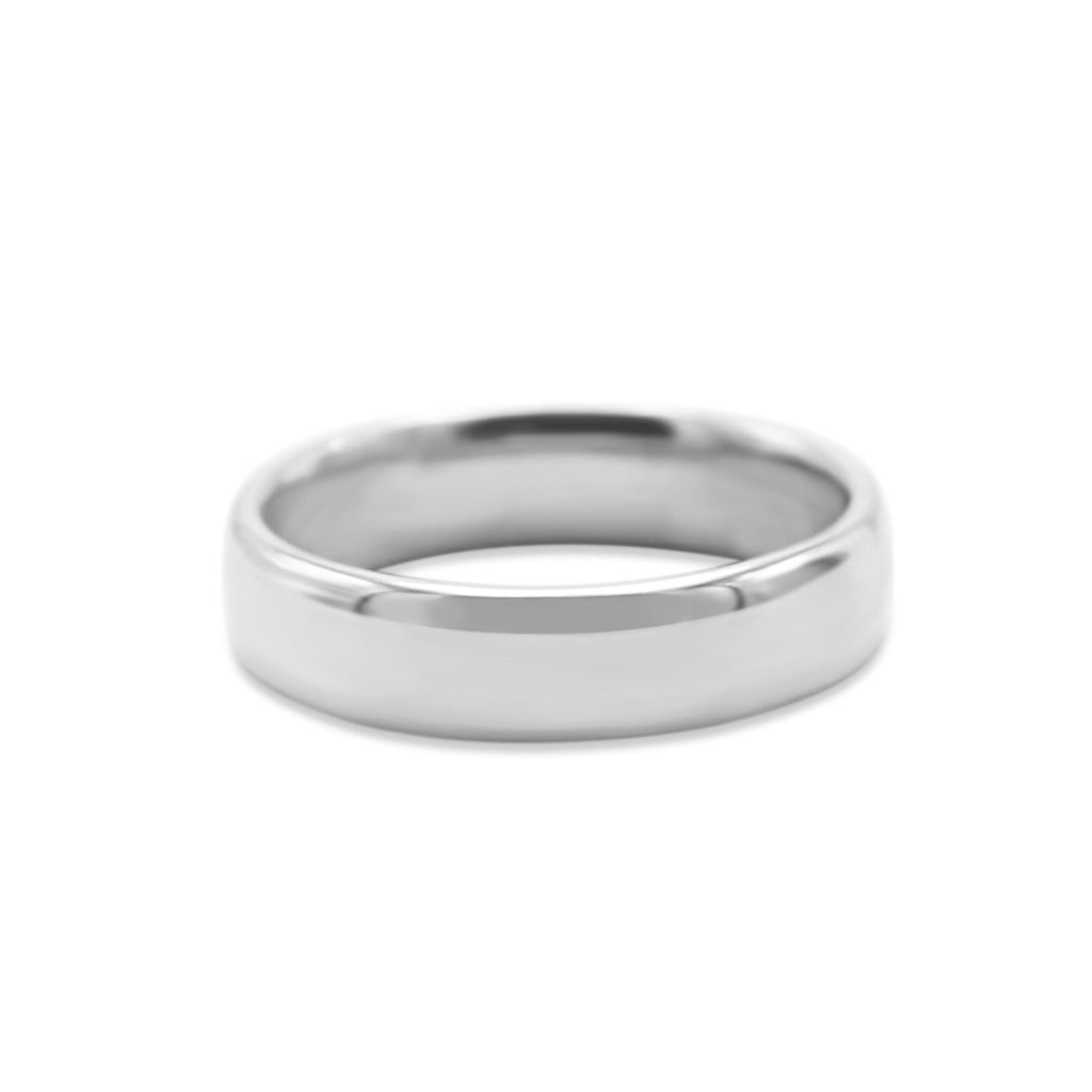 used Platinum 5mm Court Band Ring