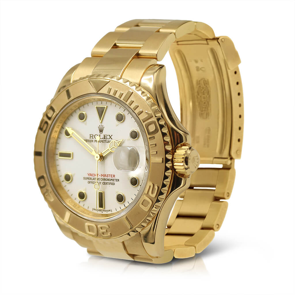 used Rolex 18ct Yellow Gold Rolex Yacht Master Watch Ref - 16628