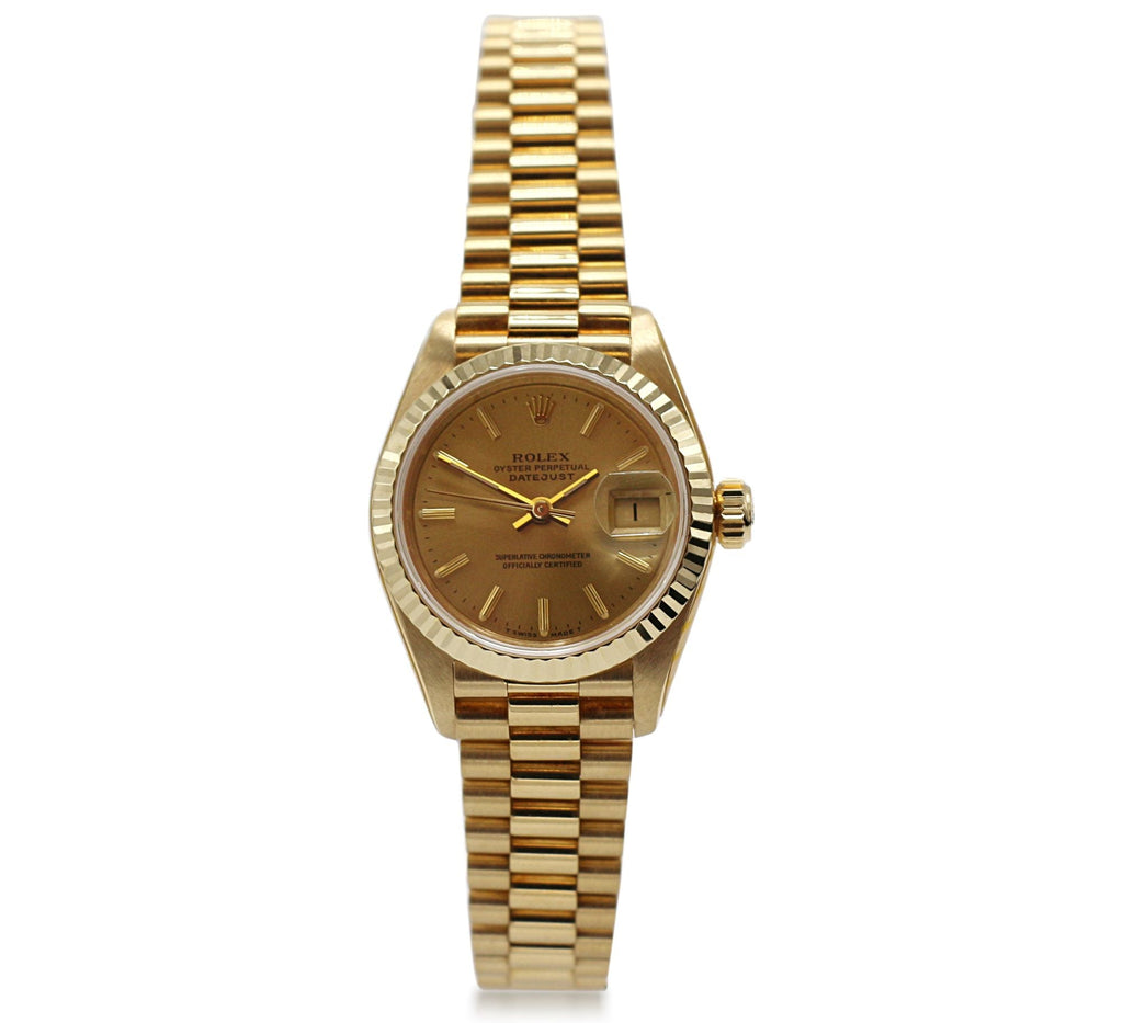 used Rolex 26mm 18ct Yellow Gold Datejust