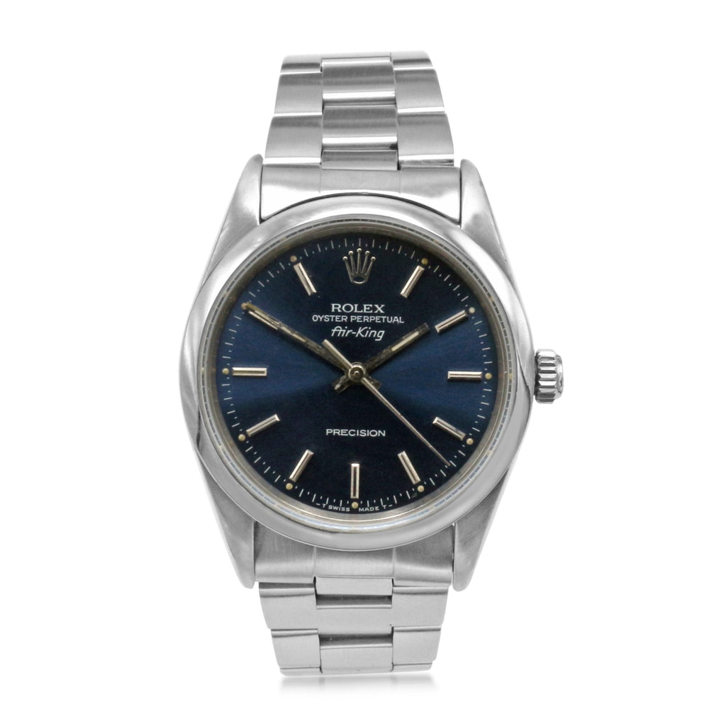 used Rolex Air King 34mm Oyster Perpetual Watch Ref: 14000