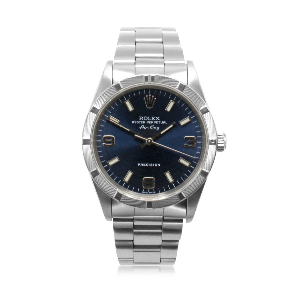 used Rolex Air King 34mm Oyster Perpetual Watch Ref: 14010