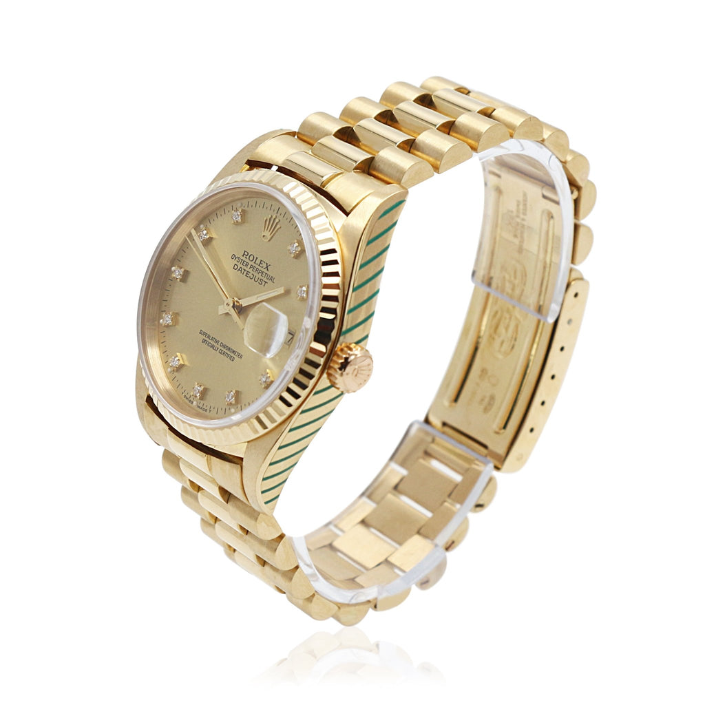 used Rolex Datejust 36mm 18ct Bracelet Watch - Ref: 16238