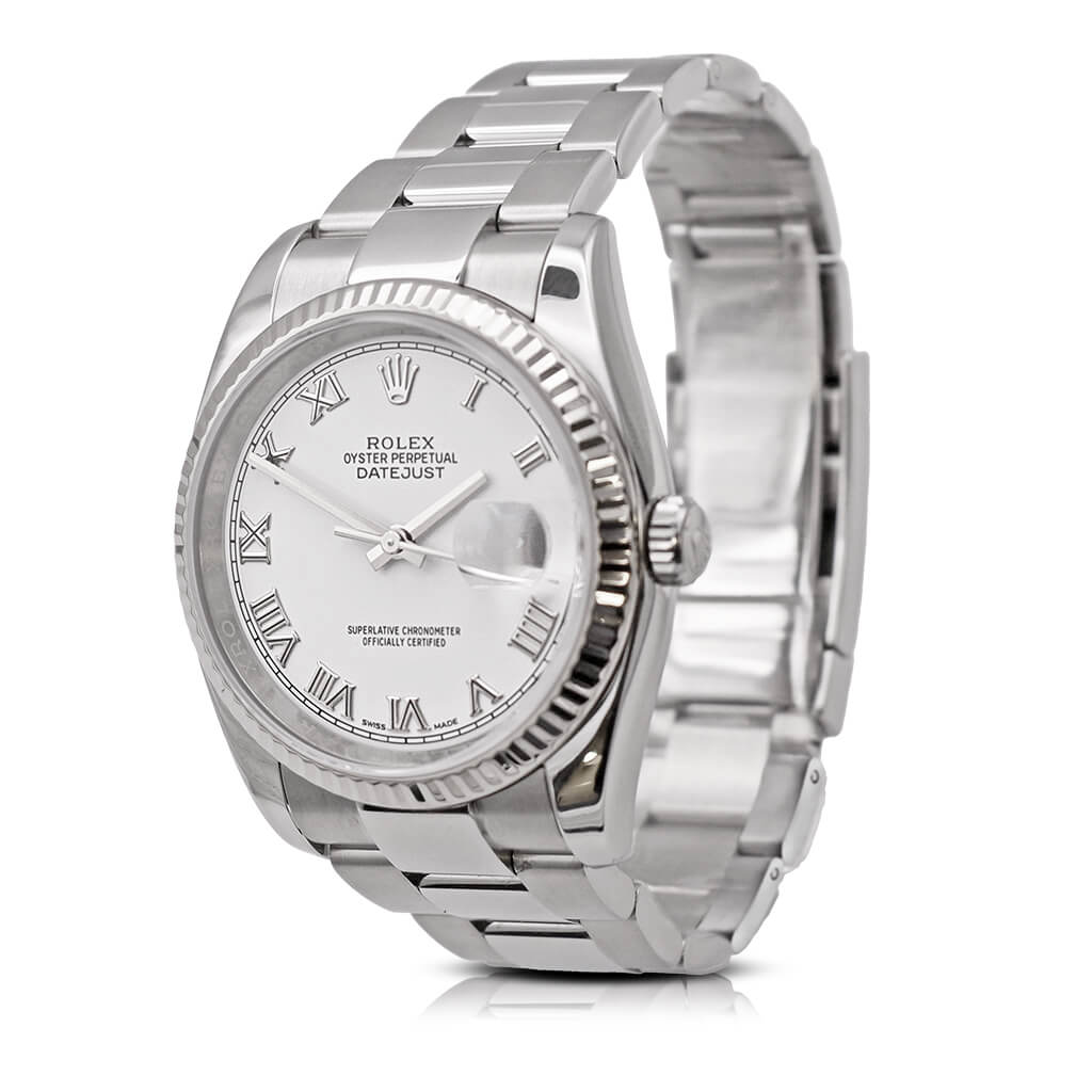 used Rolex Datejust 36mm Steel & White Gold - Ref: 116234