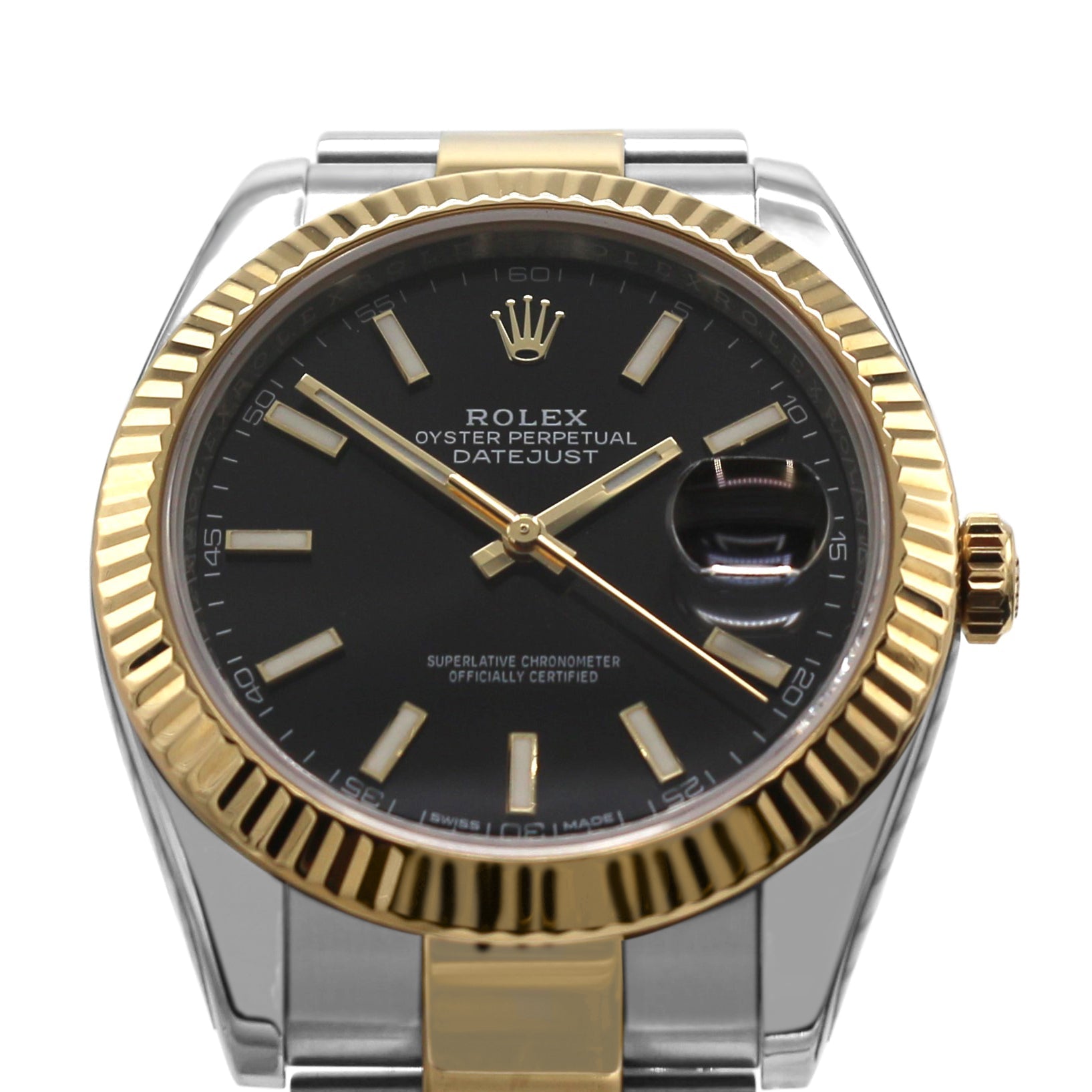 Pre-Owned Rolex Datejust 41mm Steel Gold Watch