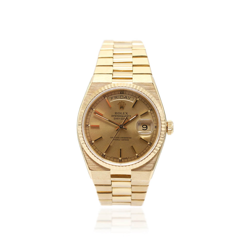 used Rolex Day-Date Oysterquartz 36mm 18ct Watch - Ref:19018