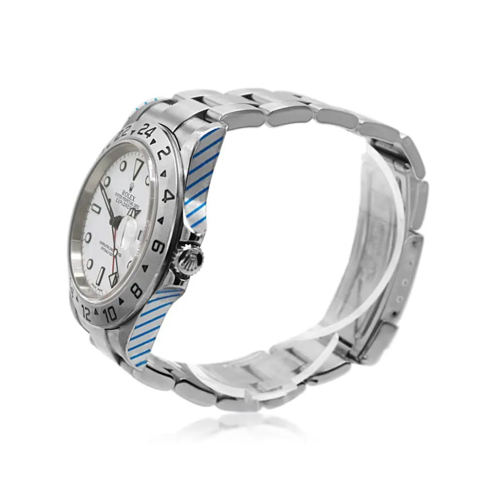 used Rolex Explorer II 40mm White Dial Steel Watch - Ref: 16570