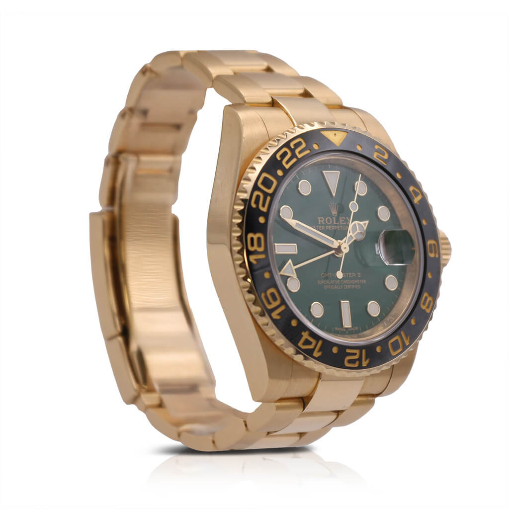 used Rolex GMT Master II 40mm 18ct Yellow Gold Watch - Ref 116718