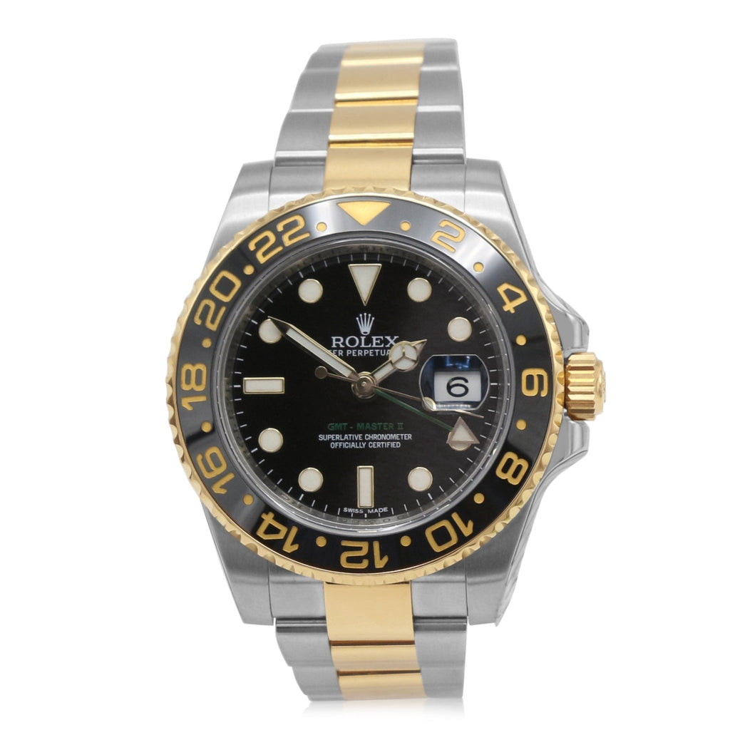 used Rolex GMT Master II 40mm Steel & Gold Watch Ref: 116713LN