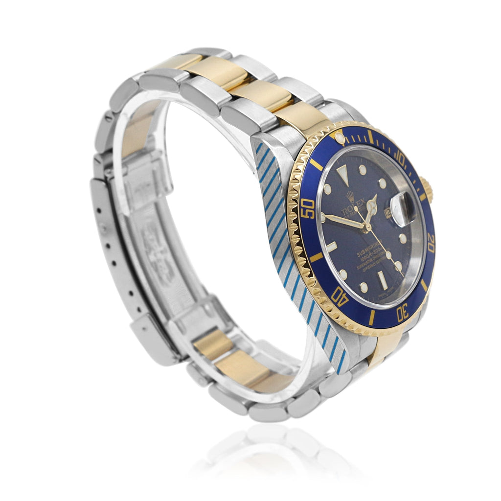 used Rolex Submariner 40mm Steel & Gold Watch - Ref: 16613