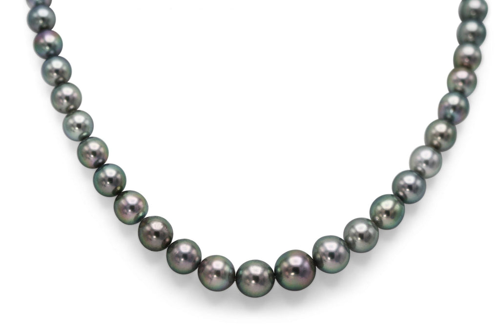 used Tahitian Pearl Necklet With Diamond Ball Clasp
