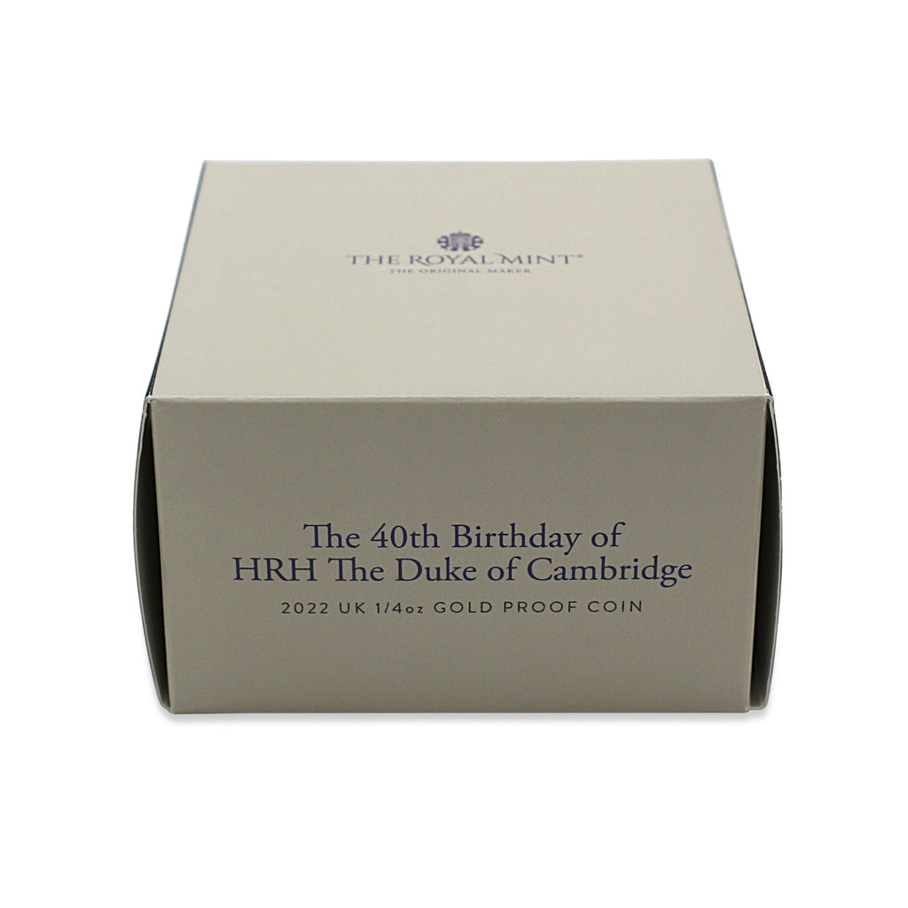 used The 40th Birthday Of HRH The Duke Of Cambridge 2022 Gold Proof Coin