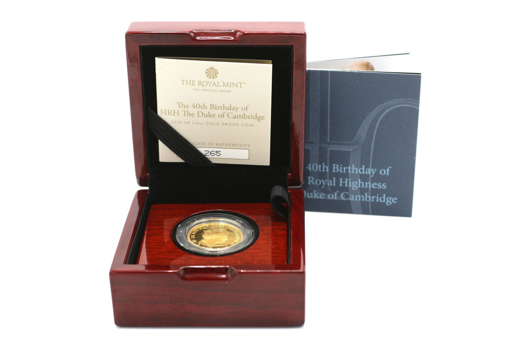 used The 40th Birthday Of HRH The Duke Of Cambridge 2022 Gold Proof Coin