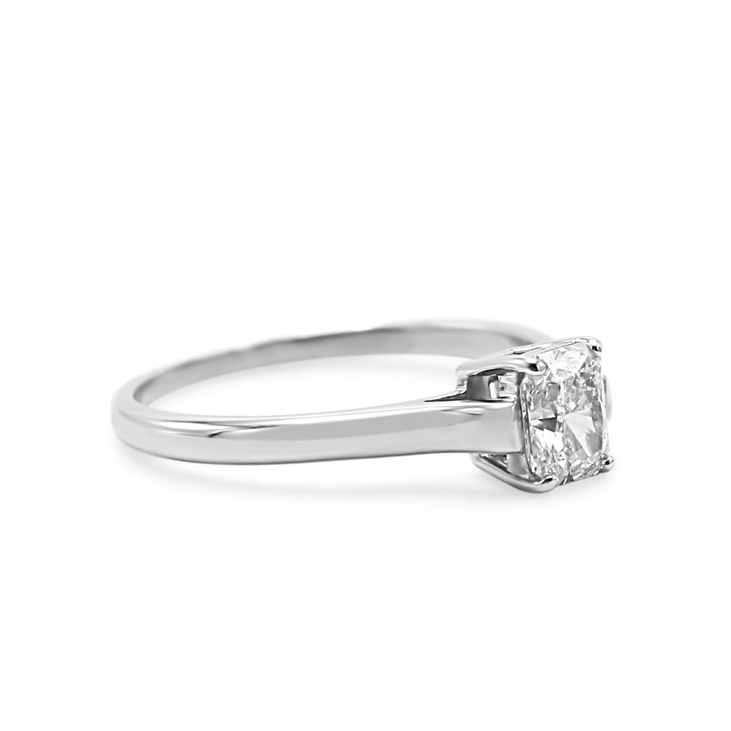 used Tiffany Certificated Modified Brilliant Cut Diamond Ring