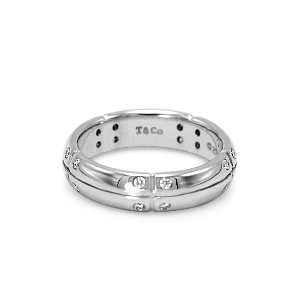 used Tiffany & Co. 18ct White Gold Diamond Band Ring