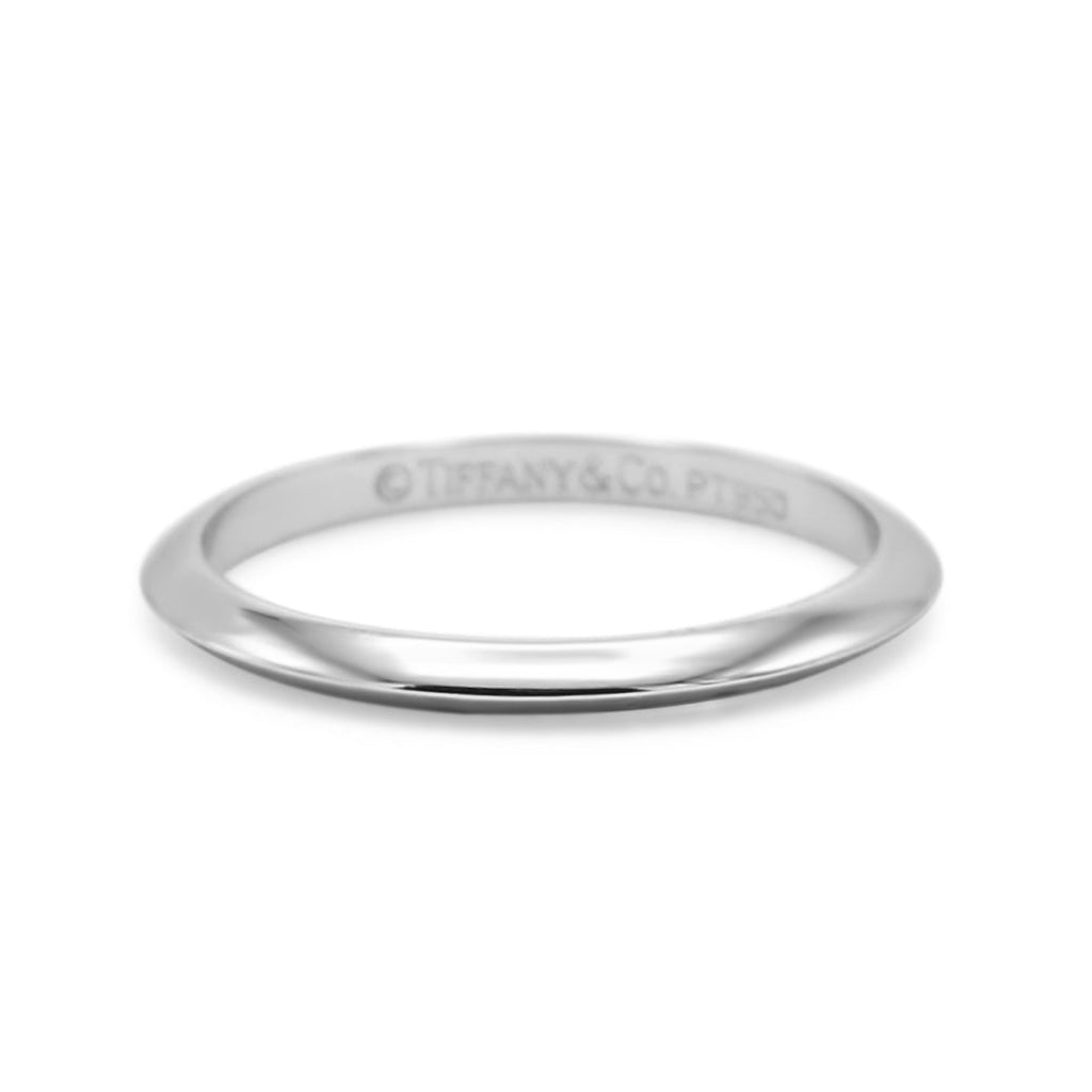 used Tiffany & Co 2mm Platinum Band Ring