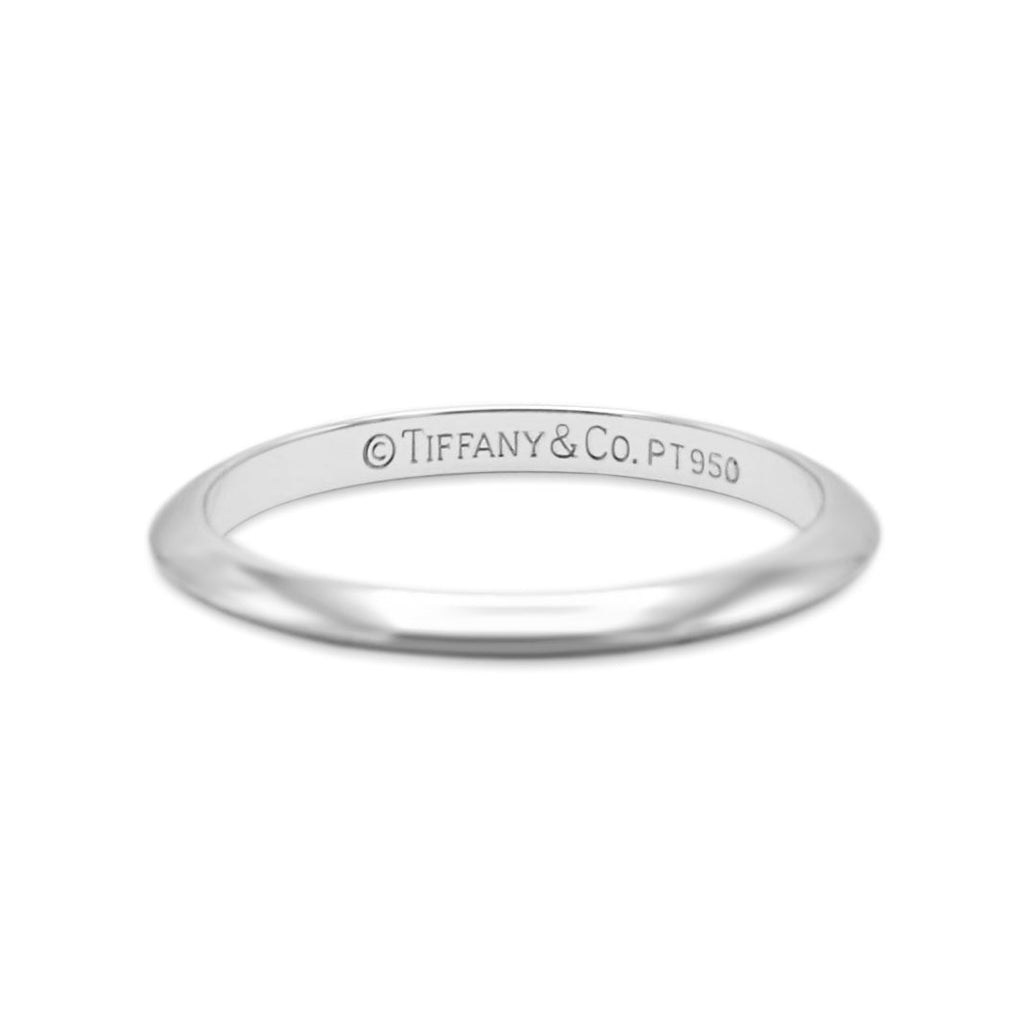 used Tiffany & Co 2mm Platinum Band Ring